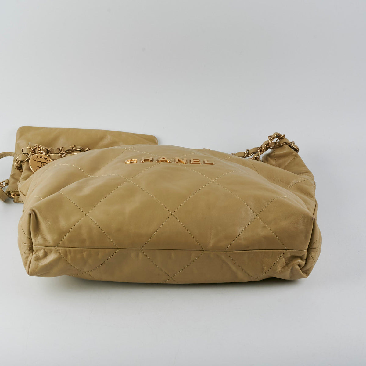 Chanel Medium 22 Olive Microchip