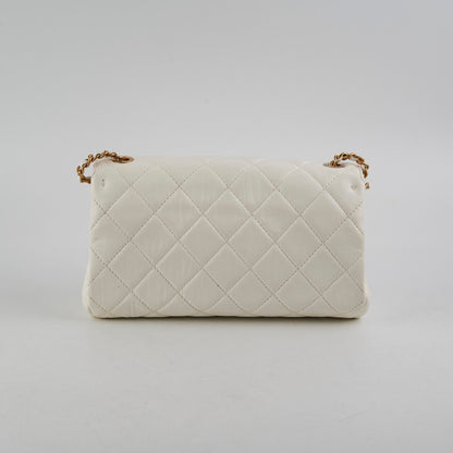 Chanel Seasonal Calfskin Flap White