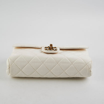 Chanel Seasonal Calfskin Flap White