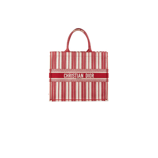 Christian Dior Large Book Tote Red