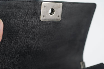 Chanel Old Medium Boy Black