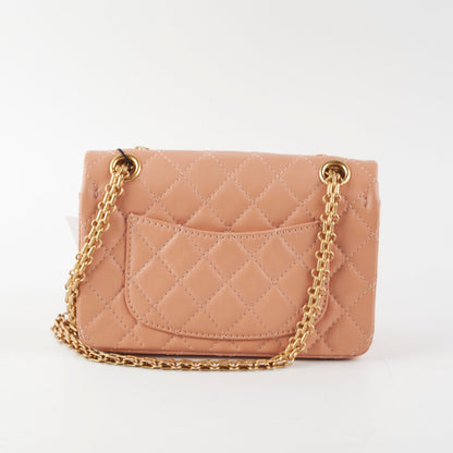 Chanel Mini Reissue Peach Microchip