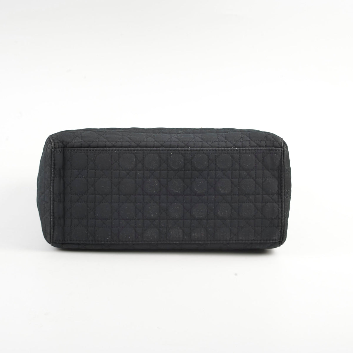 Christian Dior Lady Dior Medium Cannage Nylon Black