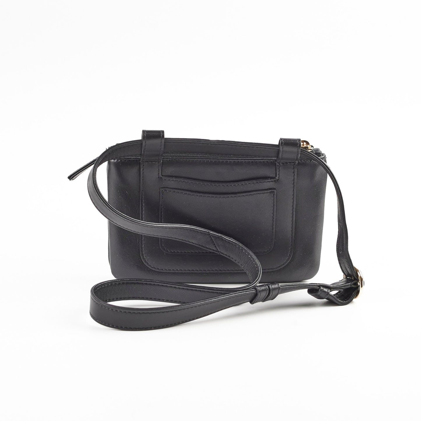 Chanel Lambskin Mania Waist Belt Black