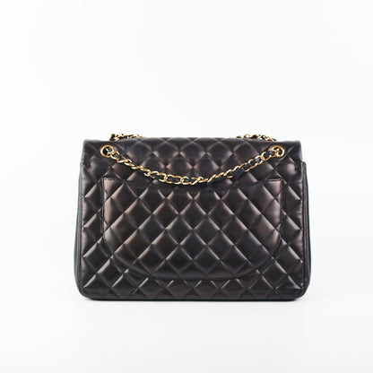 Chanel Maxi Jumbo Lambskin Black