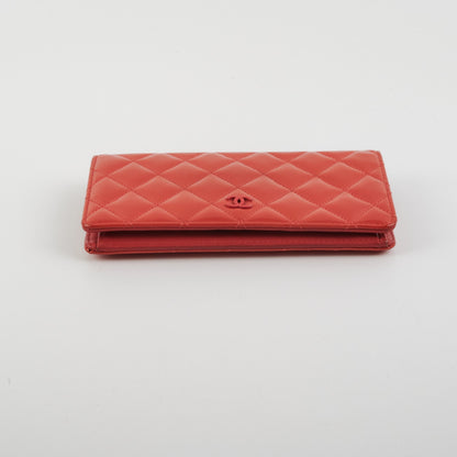 Chanel Yen Wallet Orange