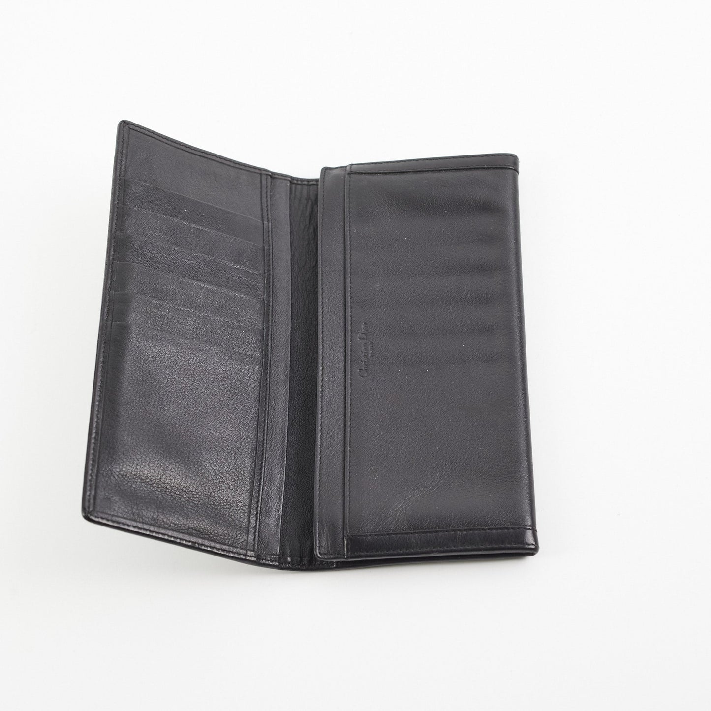 Dior Long Wallet Black Vintage