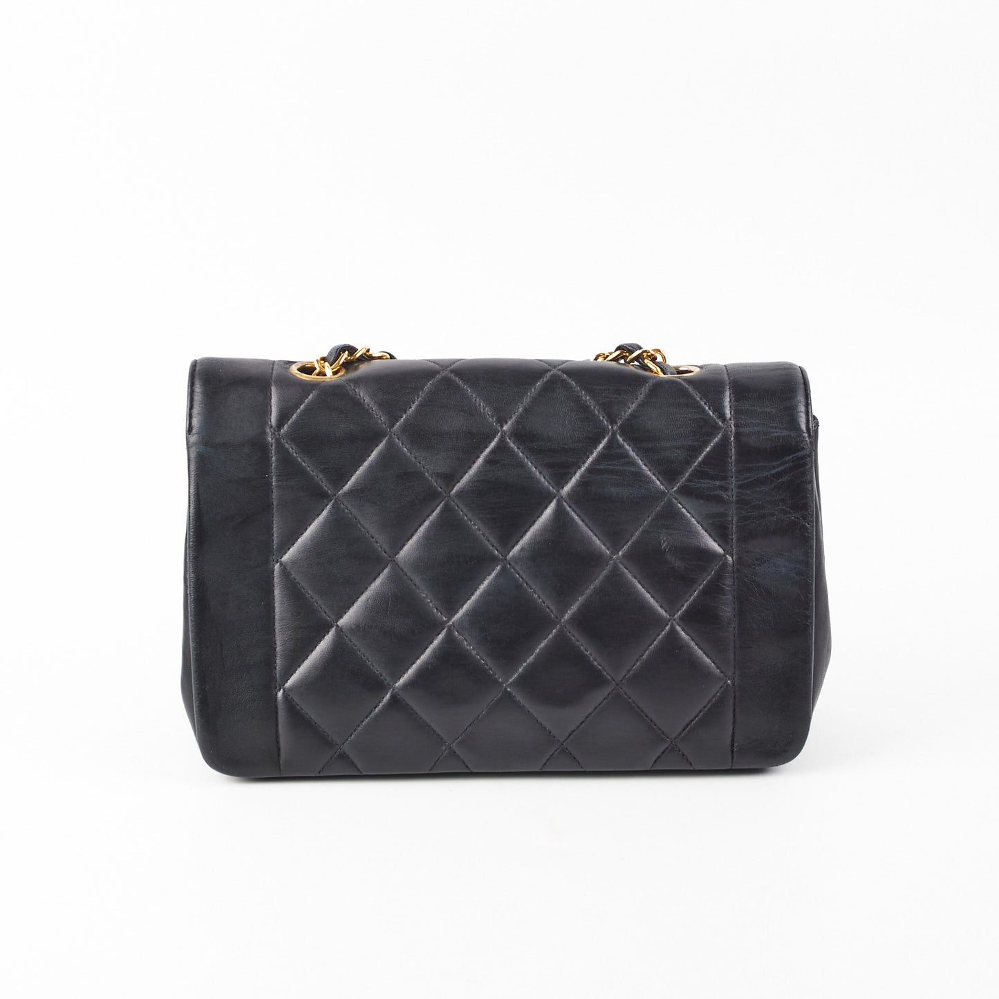 Chanel Vintage Diana Small Black (Recoloured)
