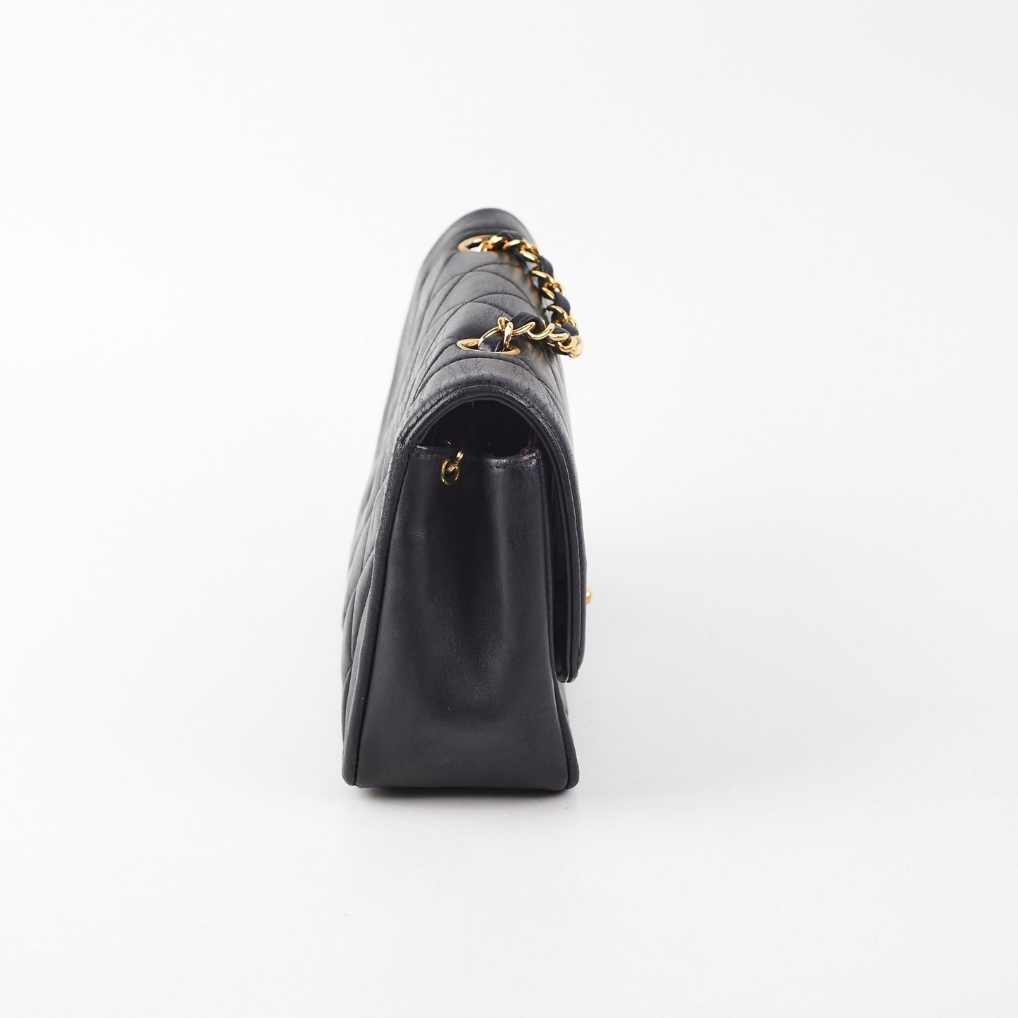 Chanel Vintage Diana Small Black (Recoloured)