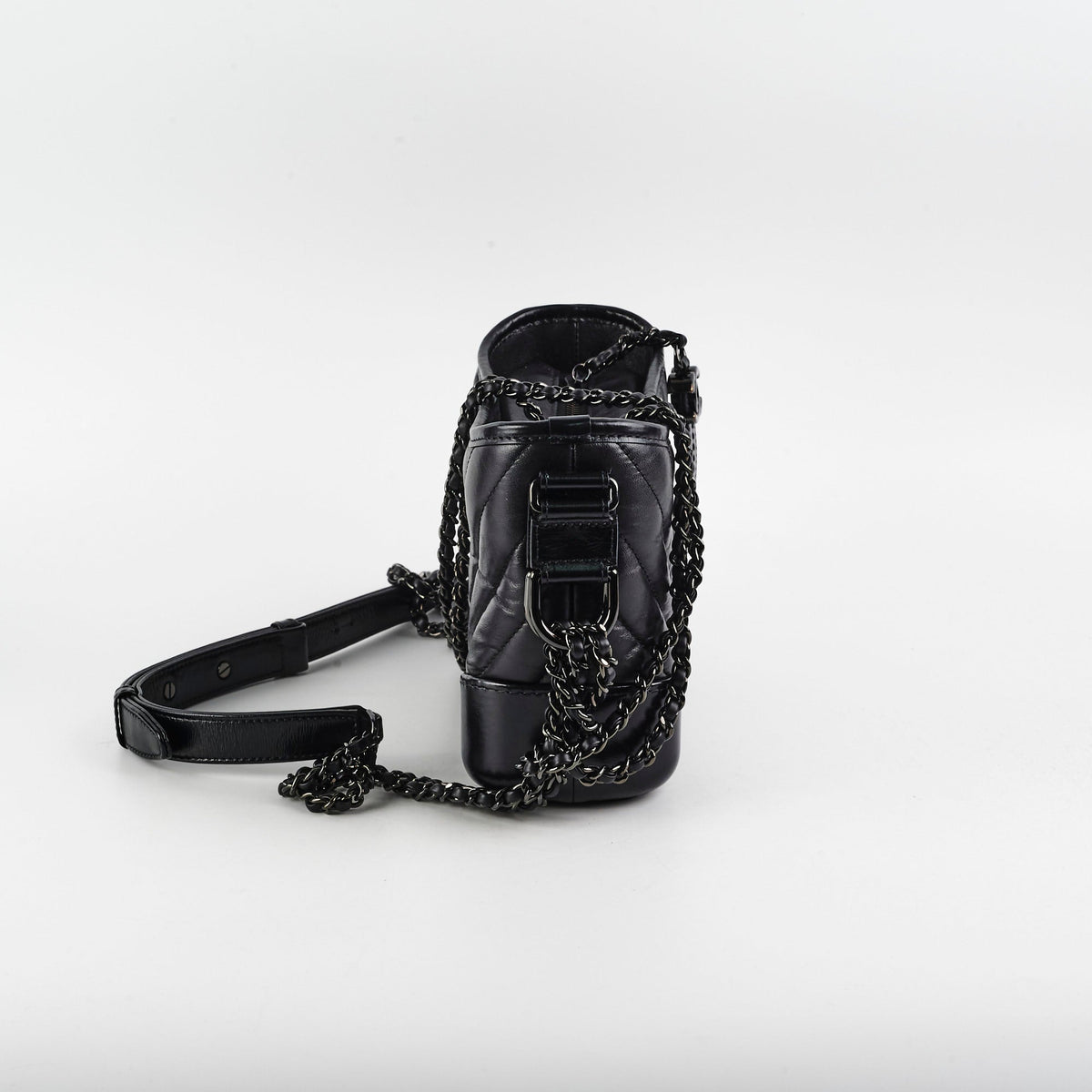 Chanel Small Gabriel Calfskin Black