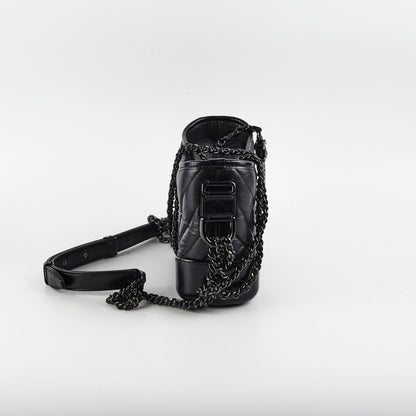 Chanel Small Gabriel Calfskin Black