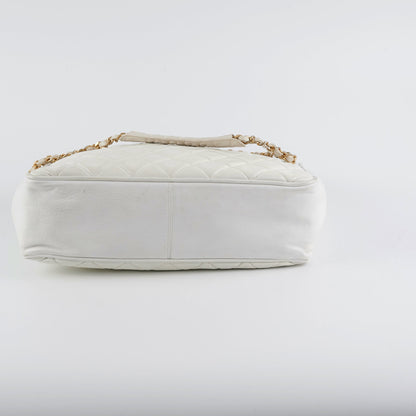 Chanel Vintage White Tote Bag