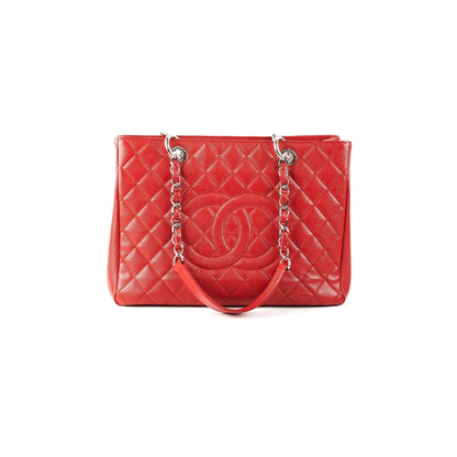 Chanel GST Caviar Red