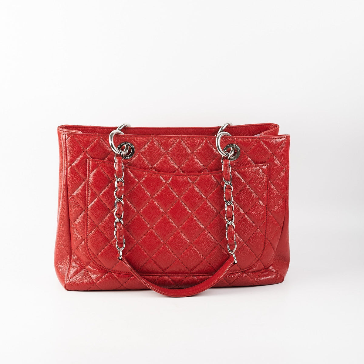 Chanel GST Caviar Red