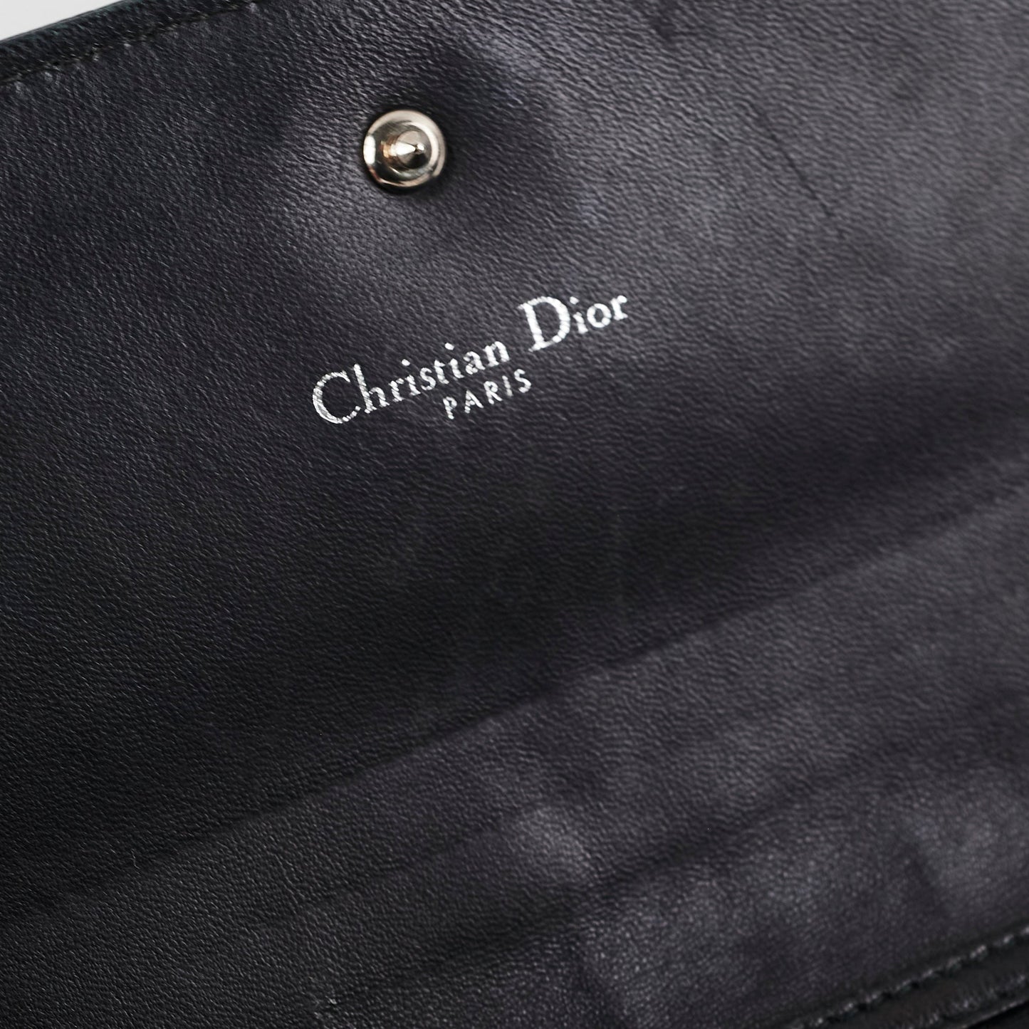 Dior Diorama Calfskin Wallet On Chain Woc Black