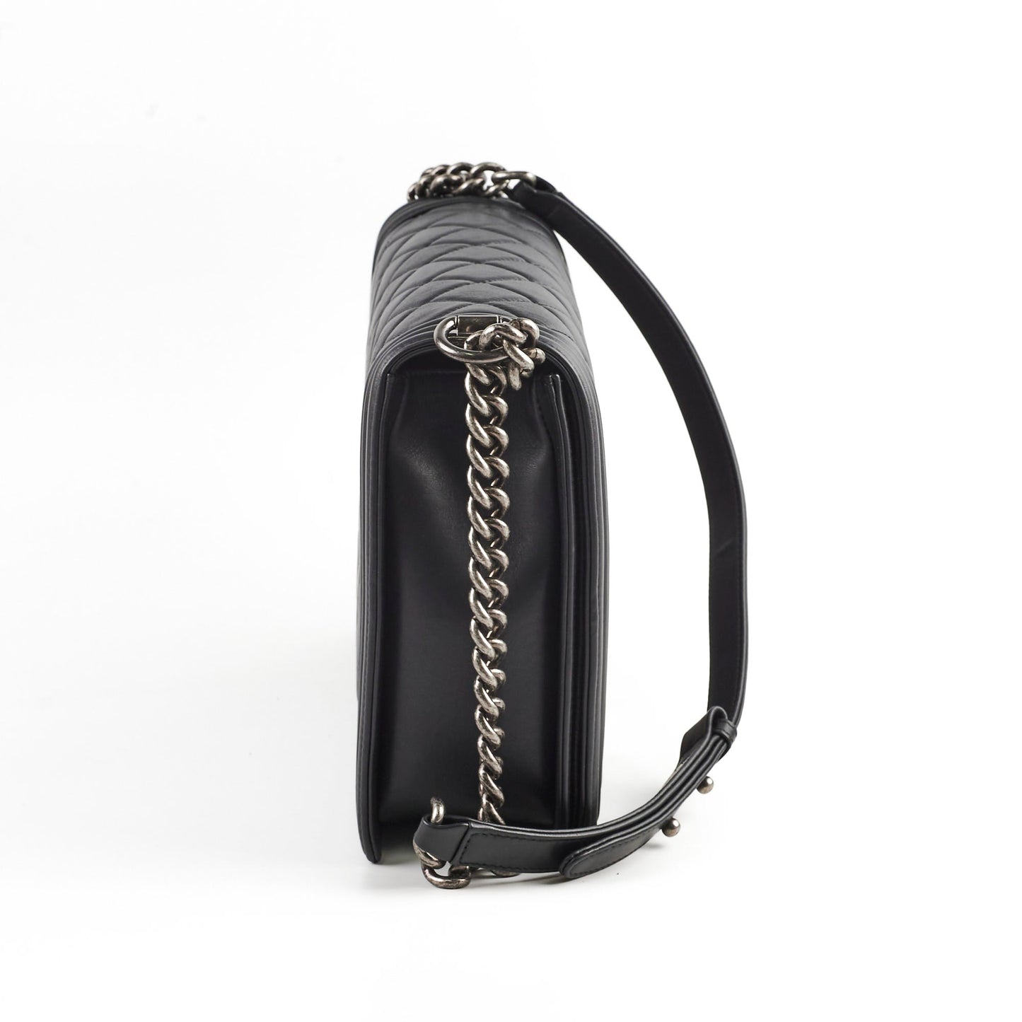Chanel Boy Large Lambskin Black - Series 19
