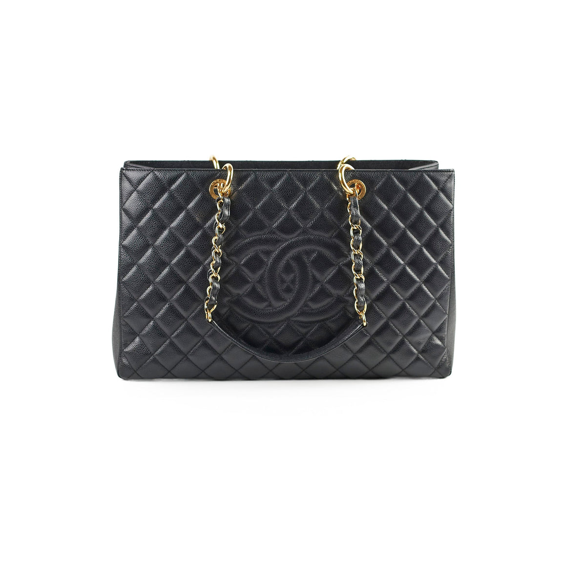 Chanel GST XL Black Caviar Series 17