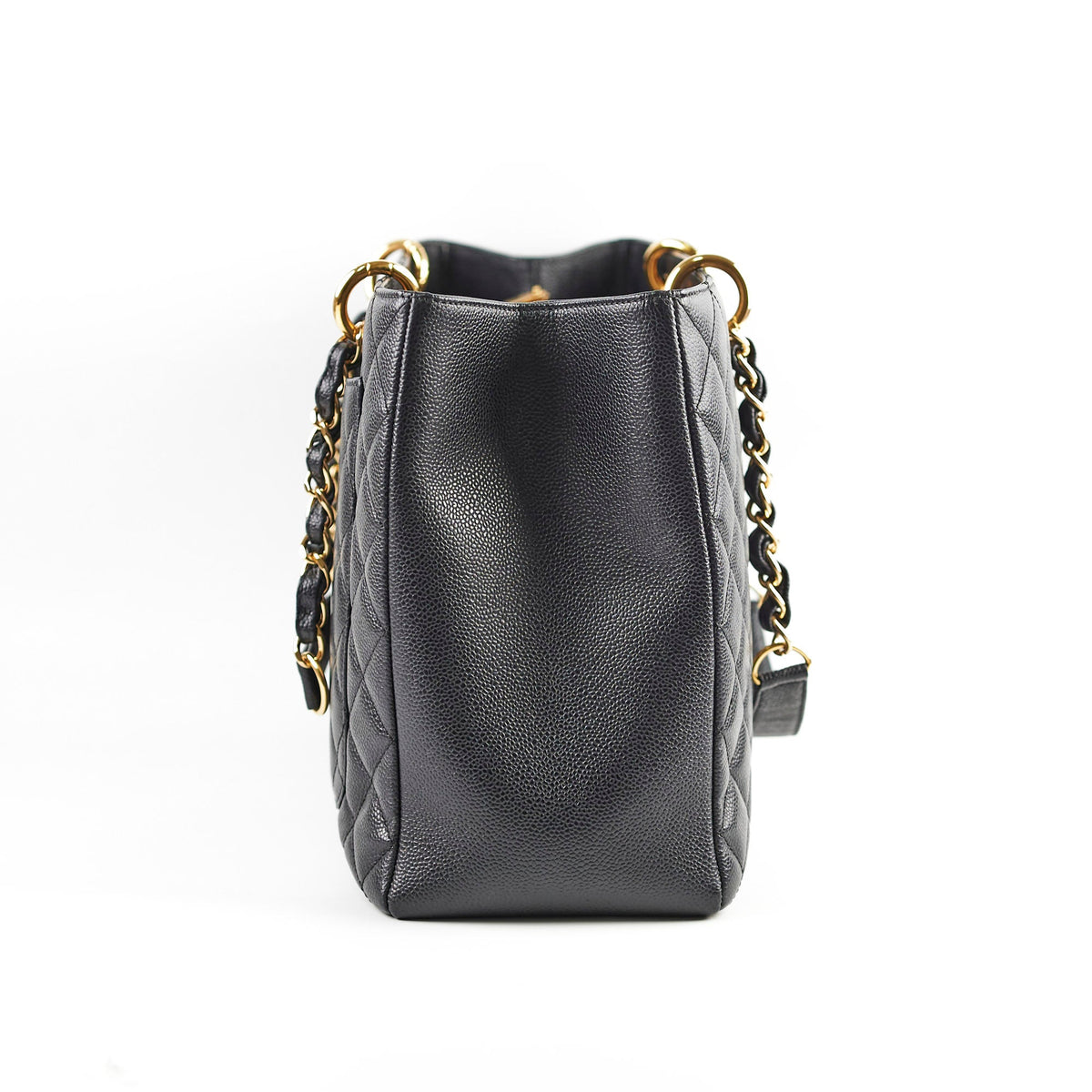Chanel GST XL Black Caviar Series 17