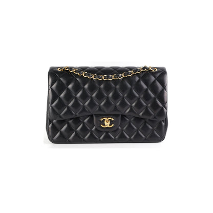 Chanel Quilted Jumbo Lambskin Black