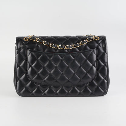 Chanel Quilted Jumbo Lambskin Black