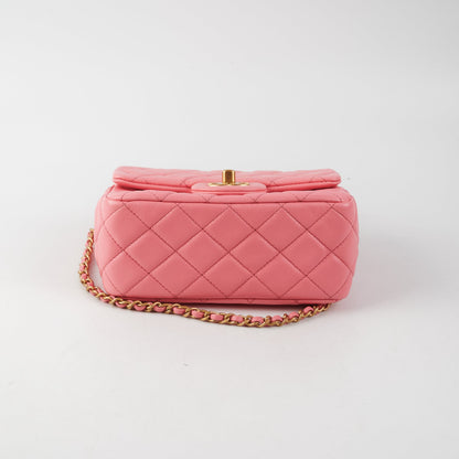 ITEM 9 - Chanel Mini Square Pink Microchipped