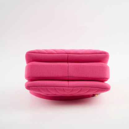 Chanel Trendy CC Small Canvas Pink Chevron -