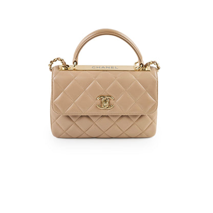 Chanel Small Trendy CC Lambskin Beige 23 Series