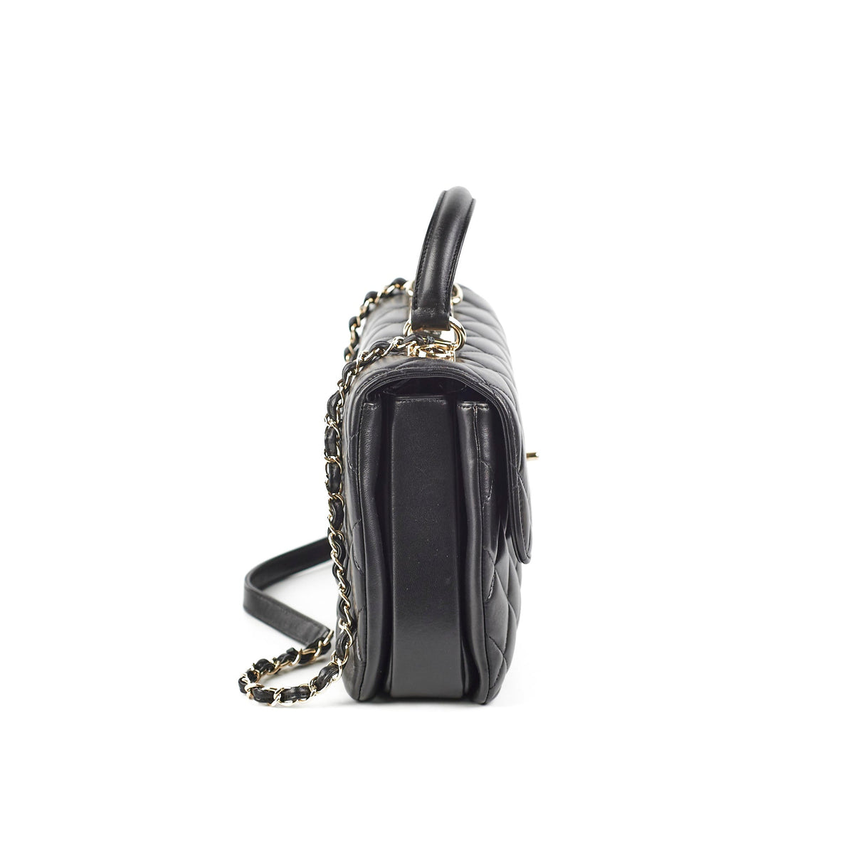 Chanel Trendy CC Medium Lambskin Black Quilted - Series 24