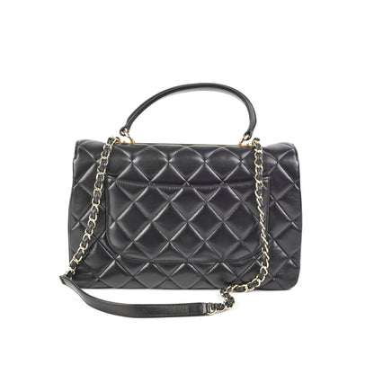 Chanel Trendy CC Medium Lambskin Black Quilted - Series 24