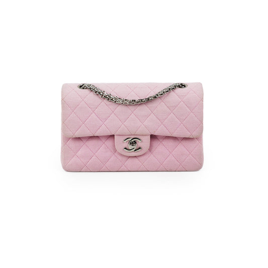Chanel Classic Flap Small Pink Fabric - Series 6