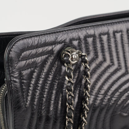 Chanel Korean Garden Shopping Tote Black