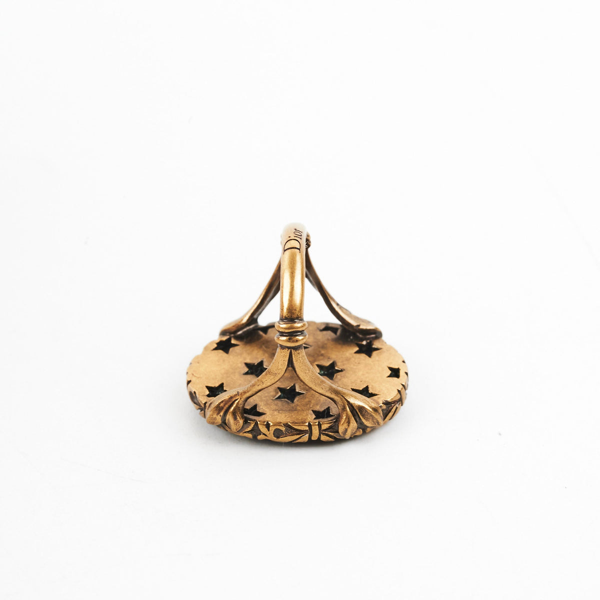 Christian Dior Cactus Costume Jewellery Ring Size M