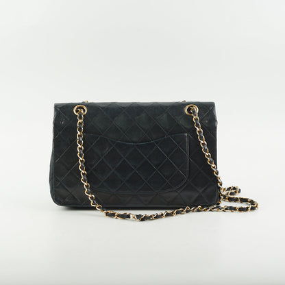 Chanel Vintage Quilted Lambskin Medium/Large Black 24k GHW