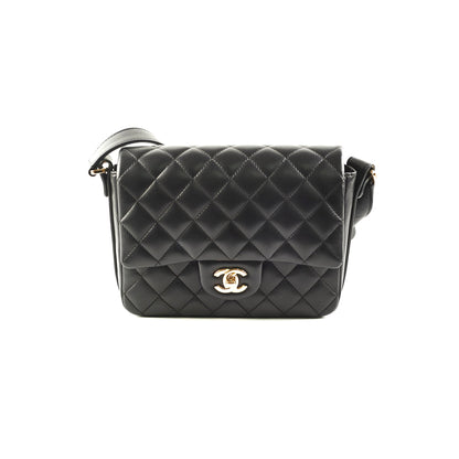 Chanel Seasonal Flap Lambskin Black