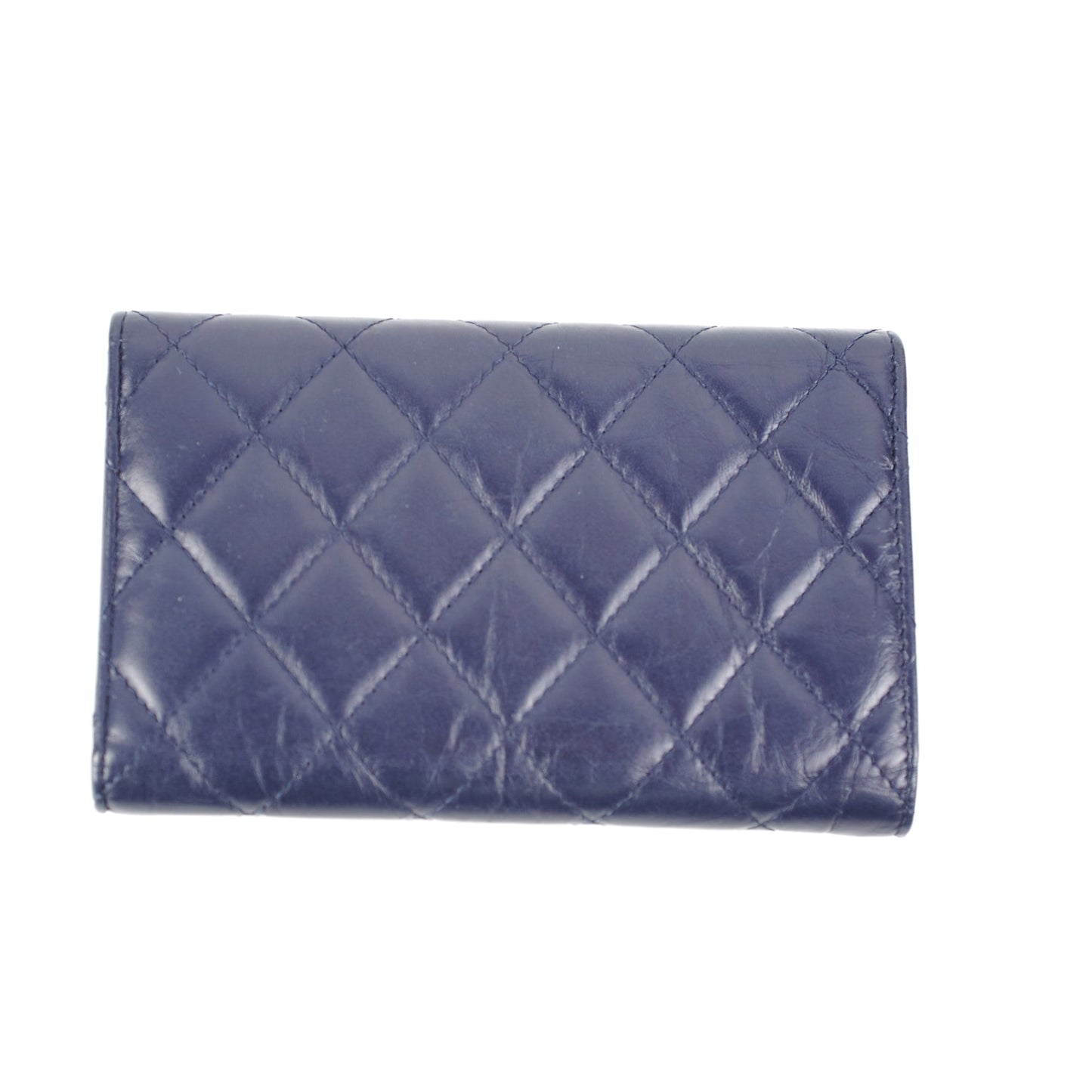 Chanel Reissue Compact Wallet Navy