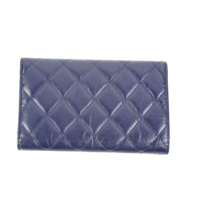 Chanel Reissue Compact Wallet Navy