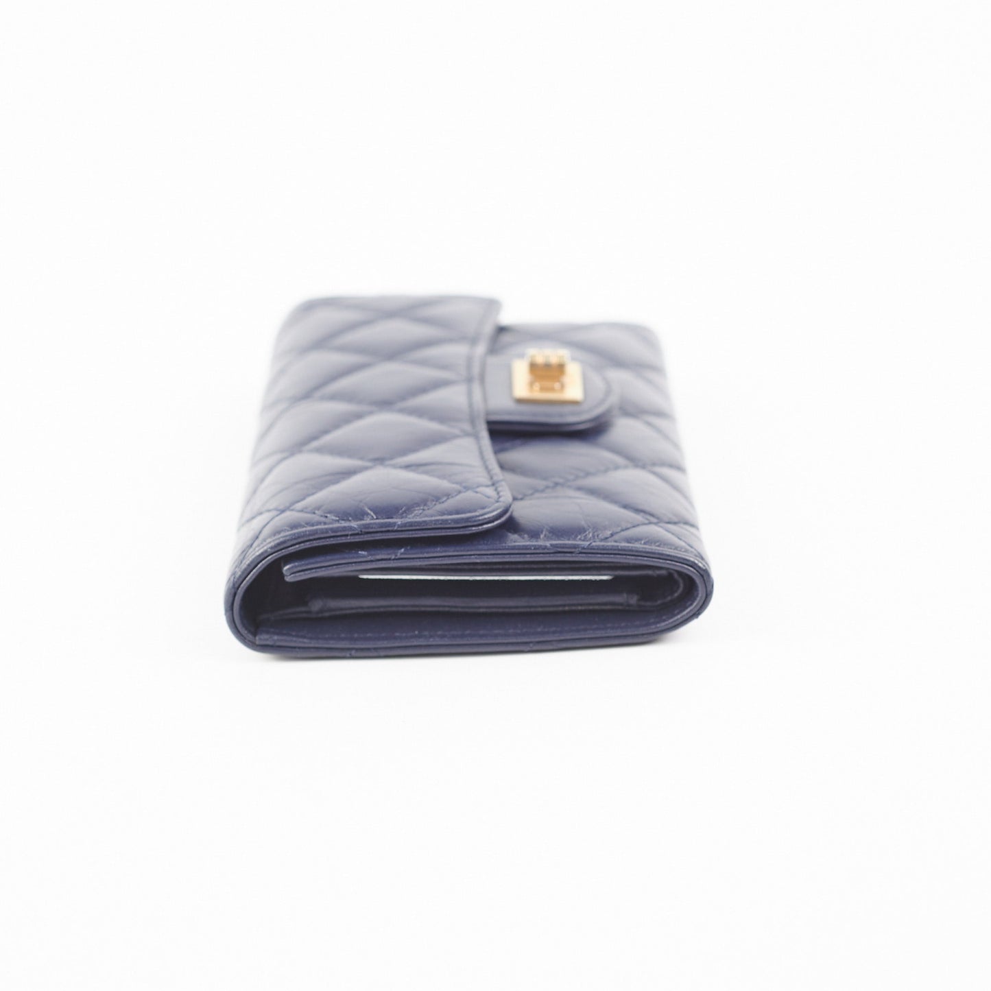 Chanel Reissue Compact Wallet Navy