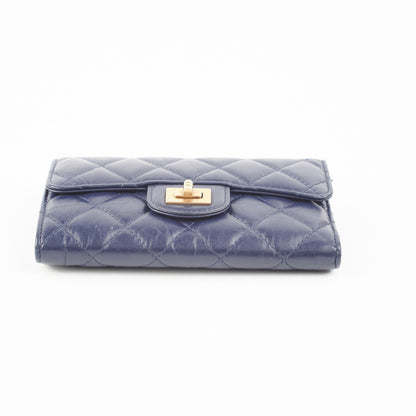 Chanel Reissue Compact Wallet Navy