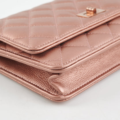 Chanel Reissue Wallet On Chain (WOC) Rose Gold