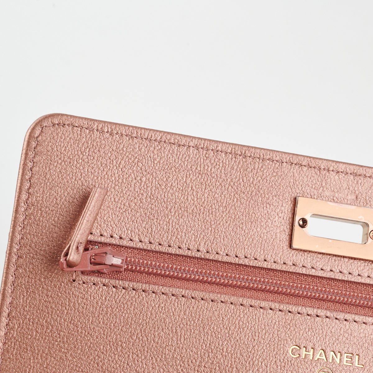 Chanel Reissue Wallet On Chain (WOC) Rose Gold