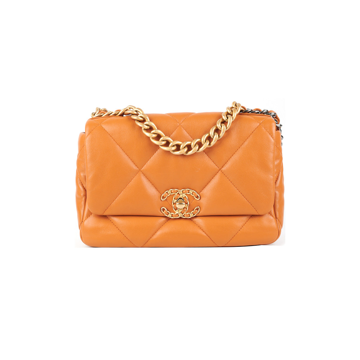 ITEM 21 - Chanel 19 Small Tan Brown (Microchipped)