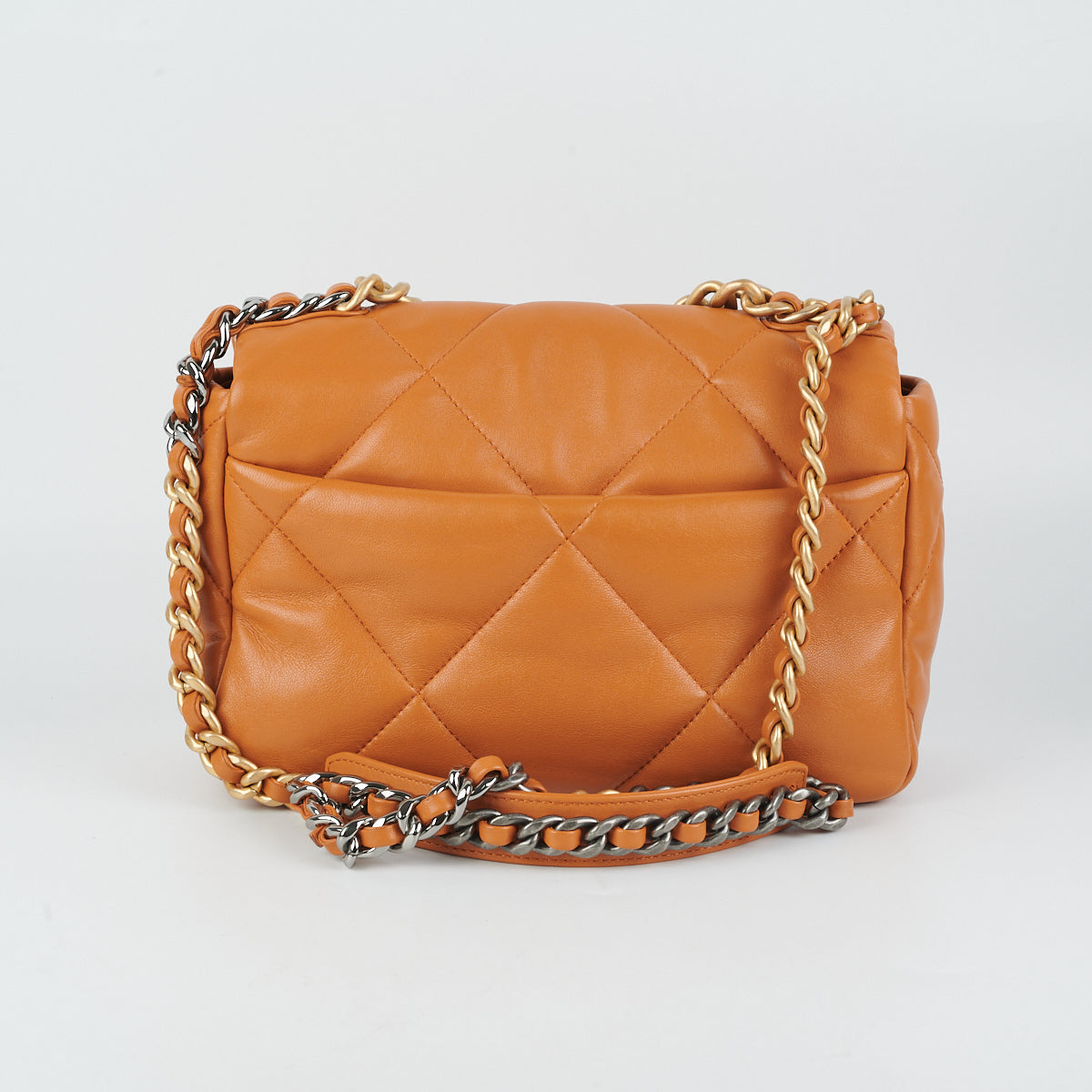 ITEM 21 - Chanel 19 Small Tan Brown (Microchipped)