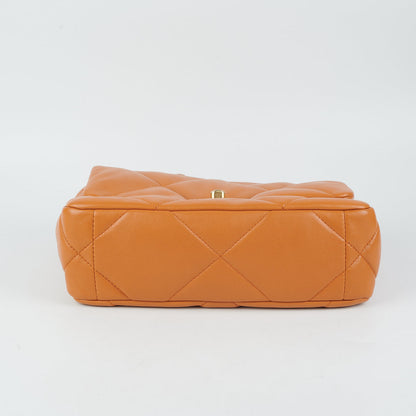 ITEM 21 - Chanel 19 Small Tan Brown (Microchipped)