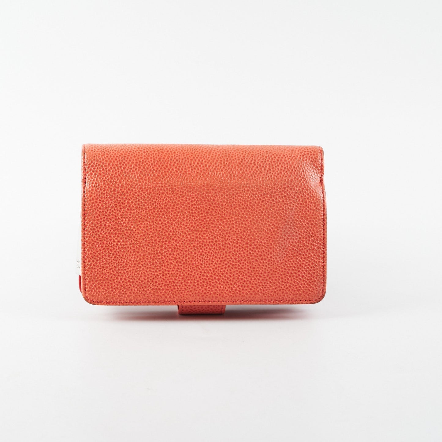 Chanel Compact Coral Wallet