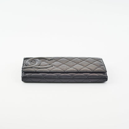 Chanel Quilted Cambon Wallet Black