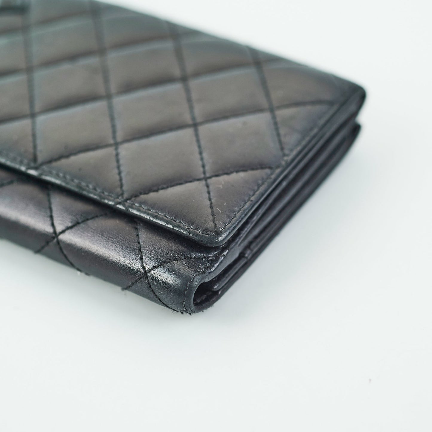 Chanel Quilted Cambon Wallet Black