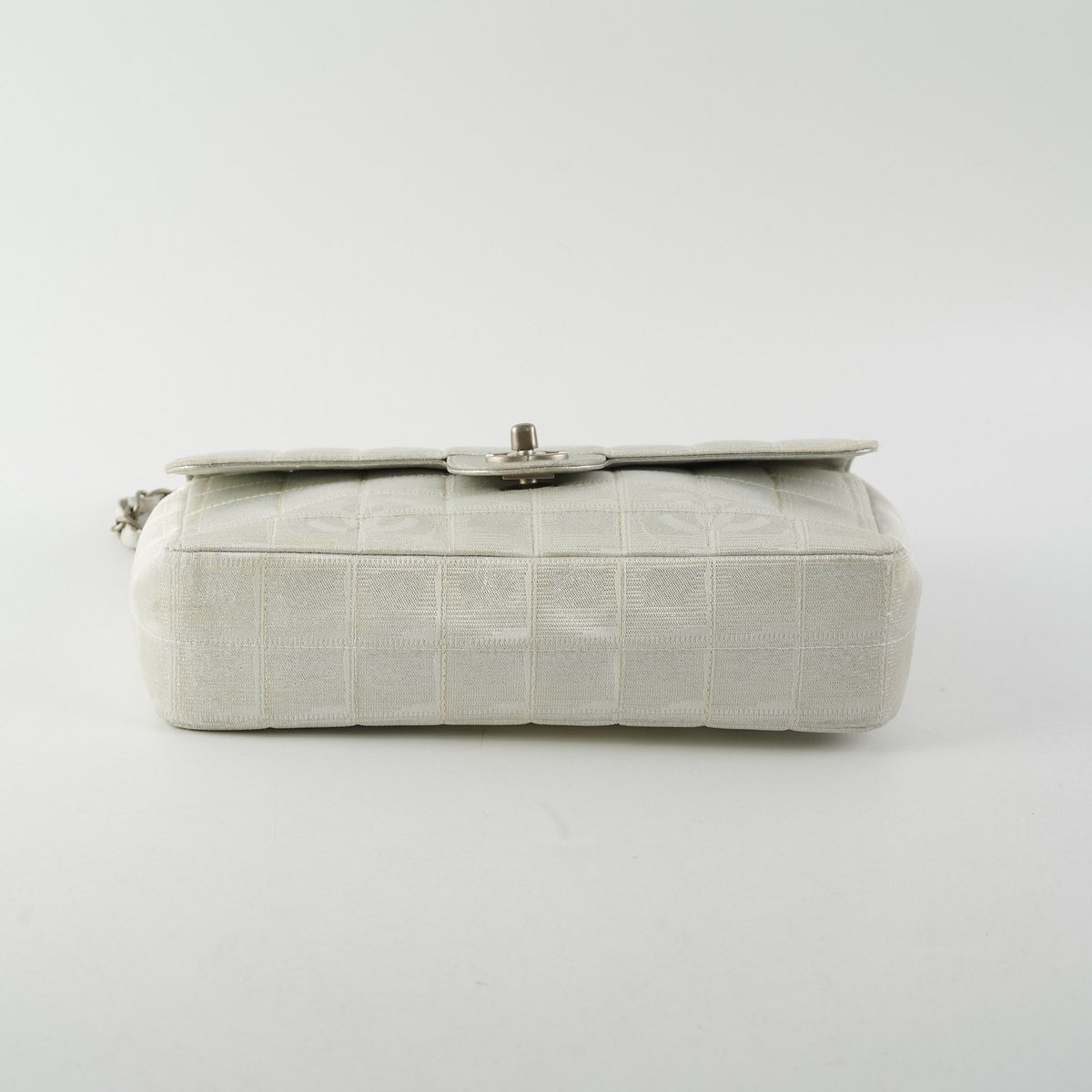 Chanel New Travel Line Chain Shoulder Bag Silver