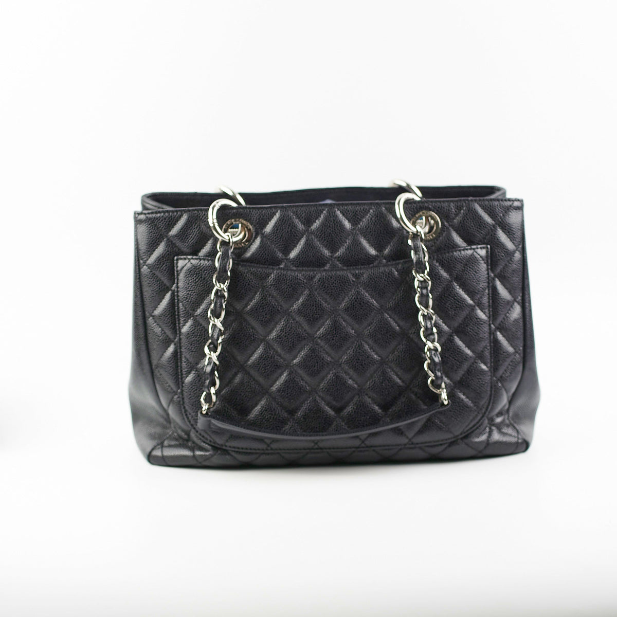 Chanel Grand Shopping Tote GST Caviar Black Shoulder Bag