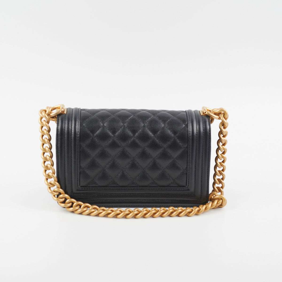 Chanel Caviar Small Boy Black (Microchip)
