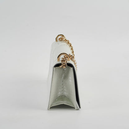 Dior Diorama Small White Pearl
